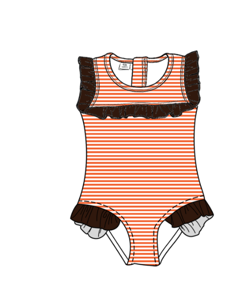 ( Moq 5 Each Style ) Baby Boys Girls Kids Team Sibling Jumpsuits Sets Swimsuits Football Clothes