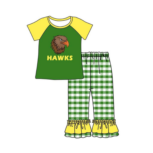 Baby Boy Hawks Team Green Shirt Pants