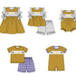 ( Moq 5 ) Baby Boys Toddler Short Sleeves Tops Stripes Shorts Team Summer Set