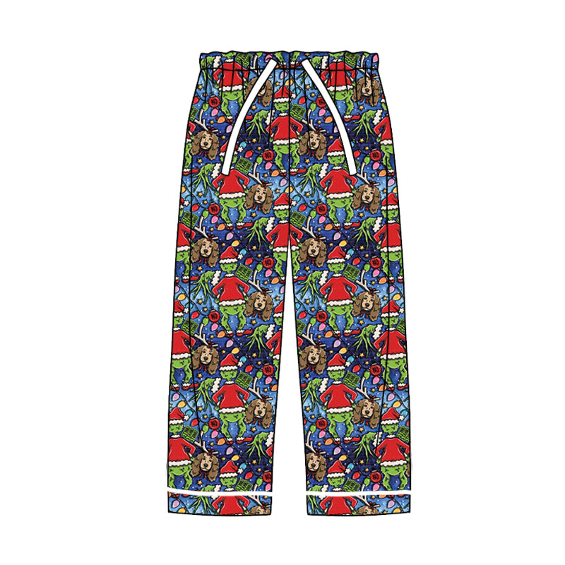 Adult Women Christmas Frogs Dogs Pajamas Pants