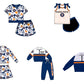 ( Moq 5 Each Style ) Sibling Baby Girls Kids Bows Team Shirt Sets Clothes