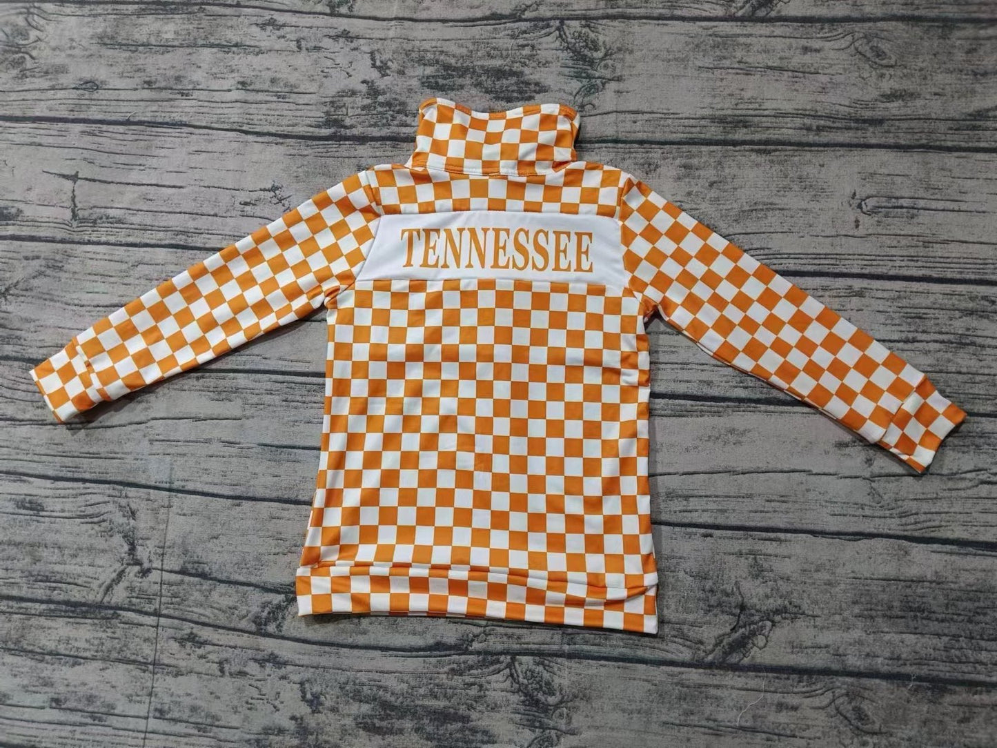 Baby Boy Toddler Long Sleeves Dog Checkered Team Zipper Shirt Tops Moq 5
