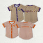 Sibling Baby Boy Kids Short Sleeves Stripes Buttons Shirts Team Tops Clothes RTS