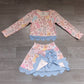 ( No moq ) Preorder Baby Girls Kids Rabbits Bows Shirt Skirt Shorts Easter Set Yoga Active Clothes