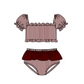( Moq 5 Each Style ) Baby Boys Girls Kids Team Sibling Jumpsuits Sets Swimsuits