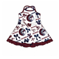 ( Moq 5 ) Baby Girls Toddler Straps Bows Team Knee Length Dresses Set