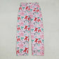 Adult Women Colorful Bows Christmas Pajamas Pants RTS