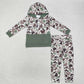 Boys Kids Dogs Ducks Camo Hunting Shirt Pants Sibling Set Clothes RTS