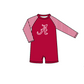 ( Moq 5 Each Style ) Baby Boys Girls Kids Team Sibling Red Jumpsuits Sets Swimsuits