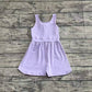 Baby Girl Sleeveless Purple Yoga Active Jumpsuit RTS