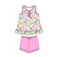 Baby Girl Sleeveless Bows Shorts Sibling Set ( Moq 5 Each Style ) 1.9