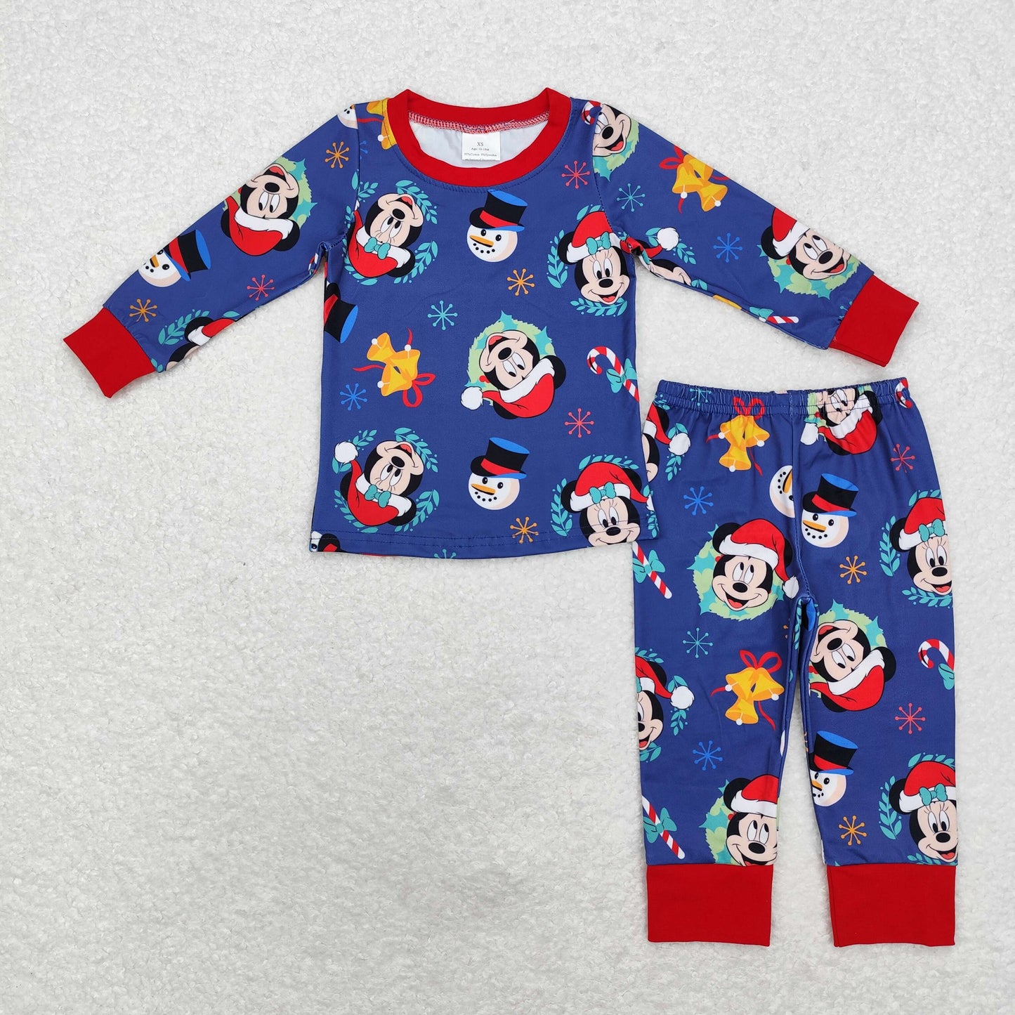 Baby Boy Girl Adult Mouse Sibling Family Christmas Romper Pajamas Set