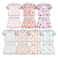 ( Moq 30 Each Style ) Sibling Baby Girls Kids Short Sleeves Bows Tops Scallop Shorts Sets Summer Clothes