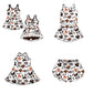 ( Moq 5 Each Style ) Baby Girls Toddler Bows Team Sibling Shorts Dresses Set Summer Clothes