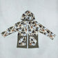 Baby Boy Long Sleeves Santa Deer Christmas Pockets Hoodie Zipper Coat Tops RTS