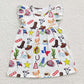 SP0544 Baby Girl Short Sleeves One Piece Romper