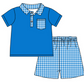 Baby Boy Girl Short Sleeves Summer Sibling Dress Romper Clothes Set ( Moq 5 Each style )