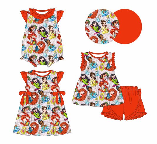 Baby Girl Princess Sibling Romper Dress Set ( Moq 5 Each Style ) 1.17