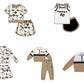 ( Moq 5 Each Style ) Sibling Baby Girls Kids Bows Team Shirt Sets Clothes