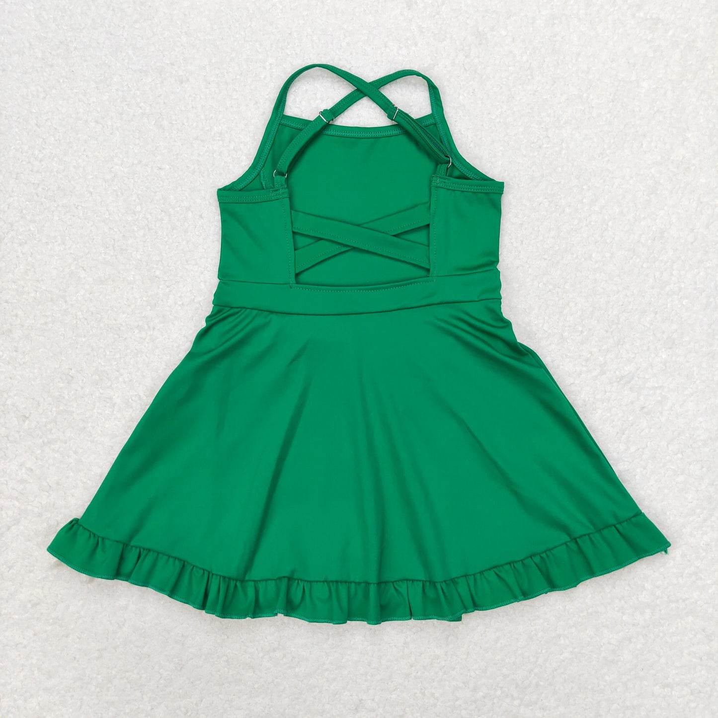 Baby Girl Sibling Yoga Sleeveless Sports Shorts Dress