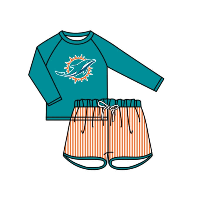 ( Moq 5 Each Style ) Baby Boys Girls Kids Team Sibling Jumpsuits Sets Swimsuits Green Clothes