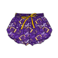 ( Moq 5 Each Style ) Baby Boys Girls Kids Football Sibling Shorts Romper Bows Dresses Set Team Purple Clothes