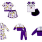 ( Moq 5 Each Style ) Sibling Baby Girls Kids Bows Team Shirt Sets Clothes