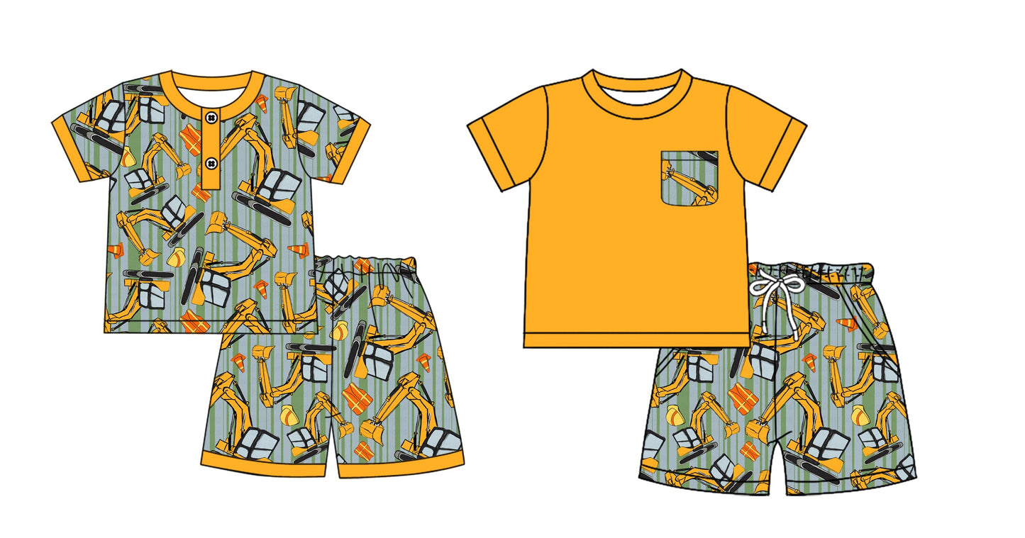 Baby Boy Short Sleeves Sibling Set ( Moq 5 Each Style ) 12.18