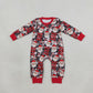 Baby Boy Infant Long Sleeves Christmas Santa Romper Clothes RTS