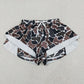 Adult Women Dark Brown Camo Yoga Southern Shorts Bottoms RTS