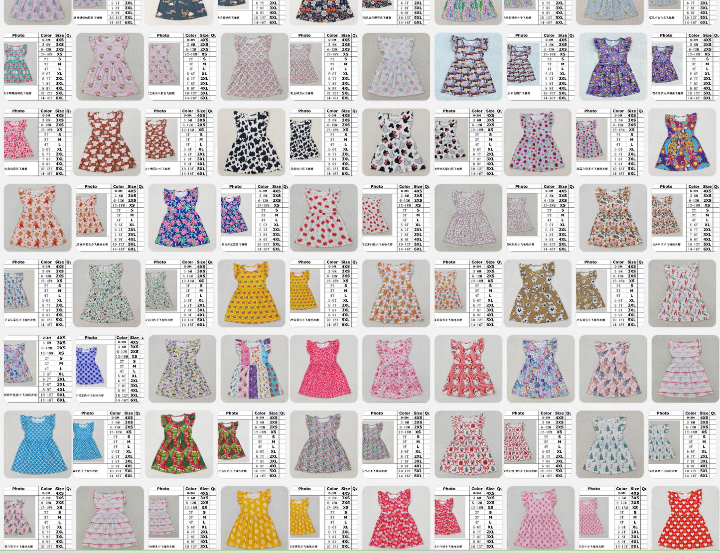 Promotion Baby Girl Short Sleeves Summer Dress Please contact me