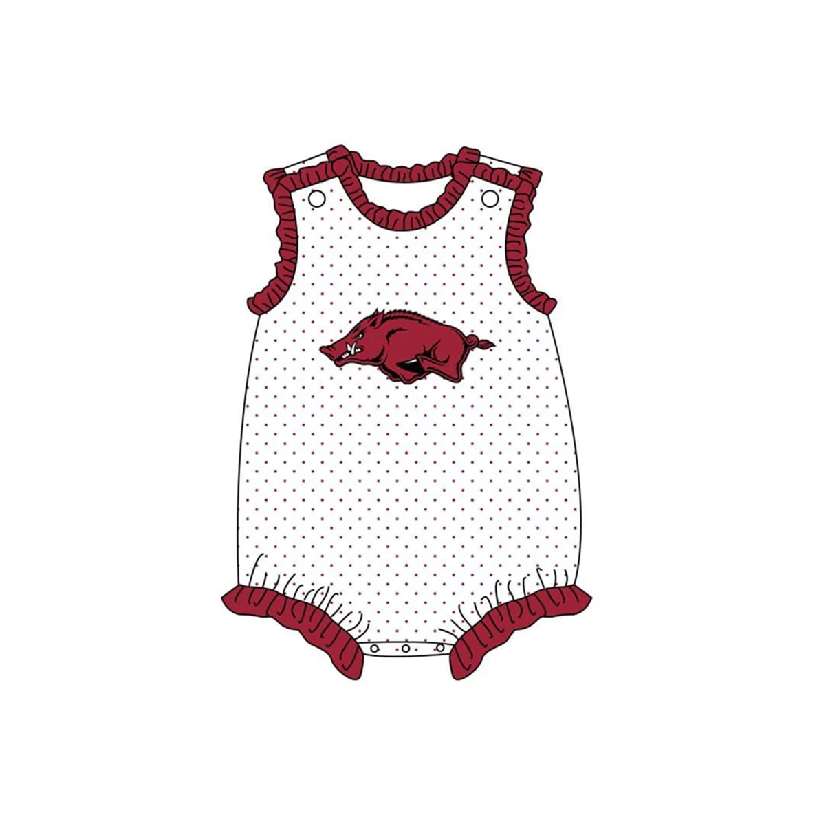 Moq 5 Baby Boy Sleeveless Pig One piece Summer Team Romper