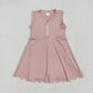 Baby Girl Light Pink Zipper Yoga Active Wear With Shorts Knee Length Dress RTS