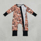 Baby Boys Infant Ghosts Halloween Zipper Footie Sleeper Romper Clothes RTS