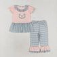 Baby Girl Halloween Smile Tunic Ruffle Pants Set