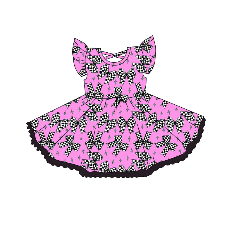 Baby Girl Straps Checked Bows Tops Shorts Set ( Moq 5 Each Style ) 3.11