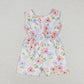 Baby Girl Sleeveless Flower Shorts Summer Overalls Jumpsuit