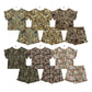 ( Moq 5 Each Style ) Sibling Baby Girls Kids Short Sleeves Camo Shirts Shorts Summer Sets