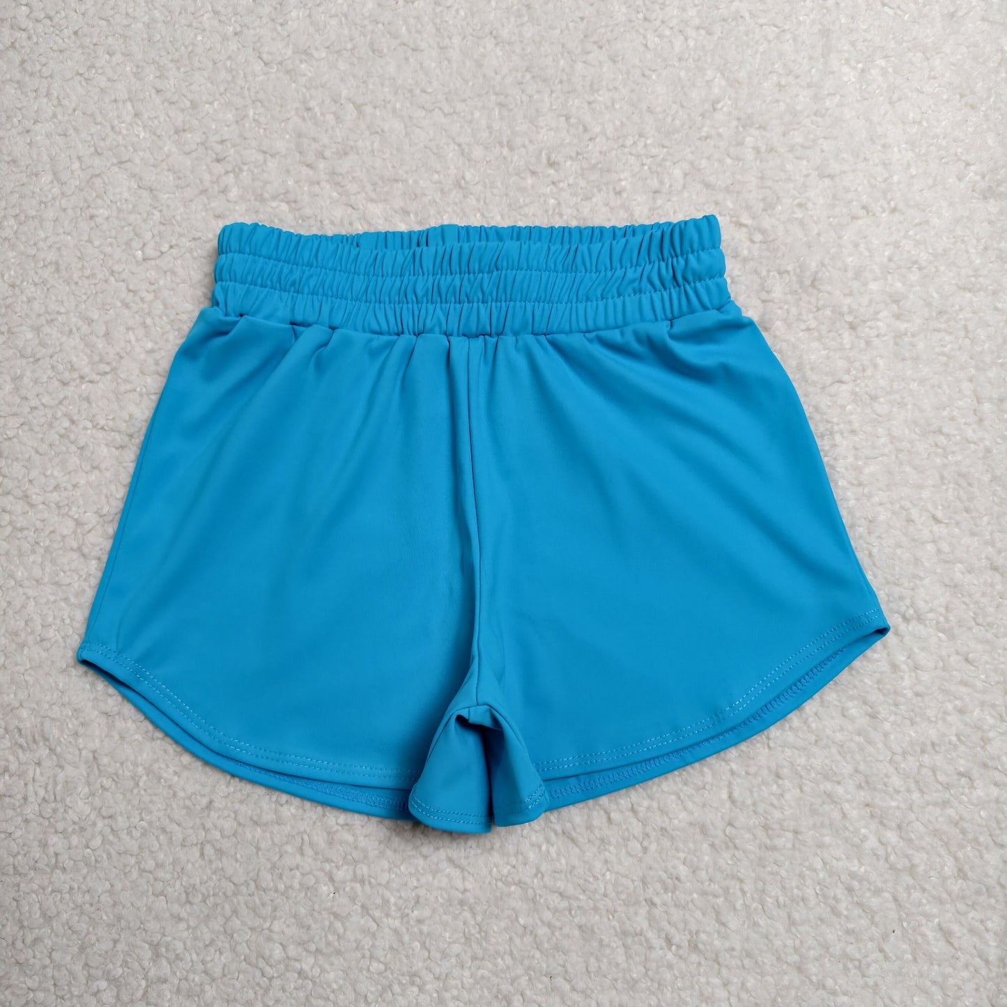 Baby Girls Kids Blue Shorts Bottoms Yoga Active Summer Clothes RTS