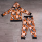 Baby Boys Kids Ghost Halloween Hoodie Pullover Pockets Pants Set Clothes RTS