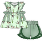 Baby Boy Girl Ducks Green Sibling Matching Green Dress Romper Clothes Set ( Moq 5 Each style )