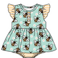 Baby Girl Bee Flower Sibling Romper Dress Clothes Set ( Moq 5 Each Design )