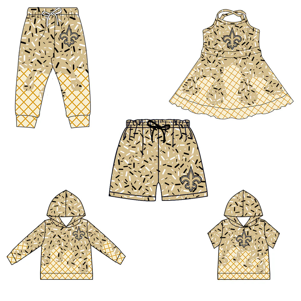 ( Moq 5 each style ) Baby Boy Girl Team Sibling Dress Shirt Shorts Pants 6.12