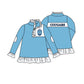 ( Moq 5 each style ) Baby Boy Girl Summer Team Sibling Blue Drip Shorts Shirt Set 7.28