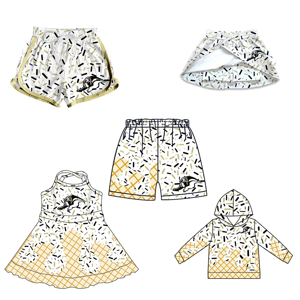 ( Moq 5 each style ) Baby Boy Girl  Team Sibling Drips Dress Shirt Shorts Pants 7.2