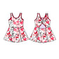 ( Moq 5 each style ) Baby Girl Team Elephant Bows Sibling Dress Set 5.14
