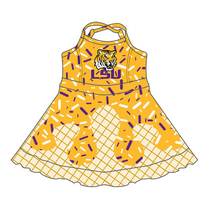 ( Moq 5 each style ) Baby Boy Girl Team Tiger Sibling Dress Shirt Shorts Pants 5.28