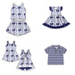 ( Moq 5 each style ) Baby Boy Girl Toddler CR Team Bows Sibling Shirt Dress Set 6.20