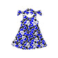 ( Moq 5 each style ) Baby Boy Girl Team Sibling Shirt Blue Camo Jumpsuit Dress Set 8.5
