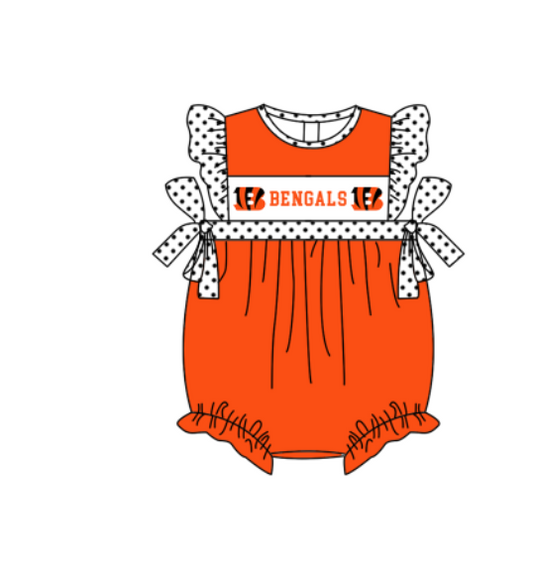 ( Moq 5 ) Baby Girls Kids Short Sleeves Team Bubble Summer Romper